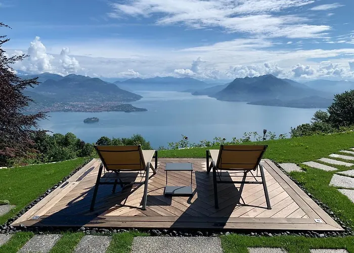 Private Luxury Spa & Silence Retreat With Spectacular View Over The Lake Maggiore